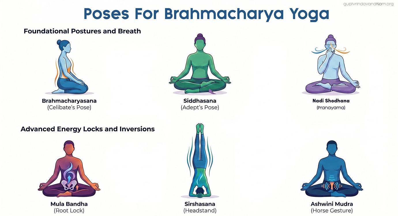 Poses for Brahmacharya Yoga