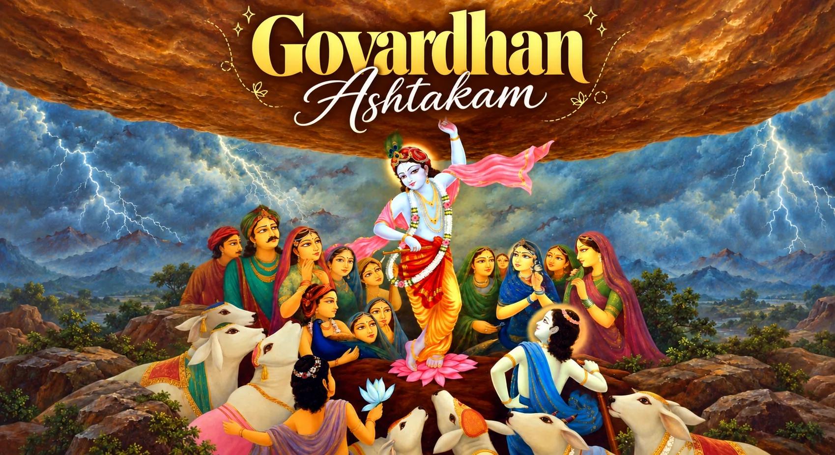 Govardhan Ashtakam: Sanskrit Lyrics and Meaning