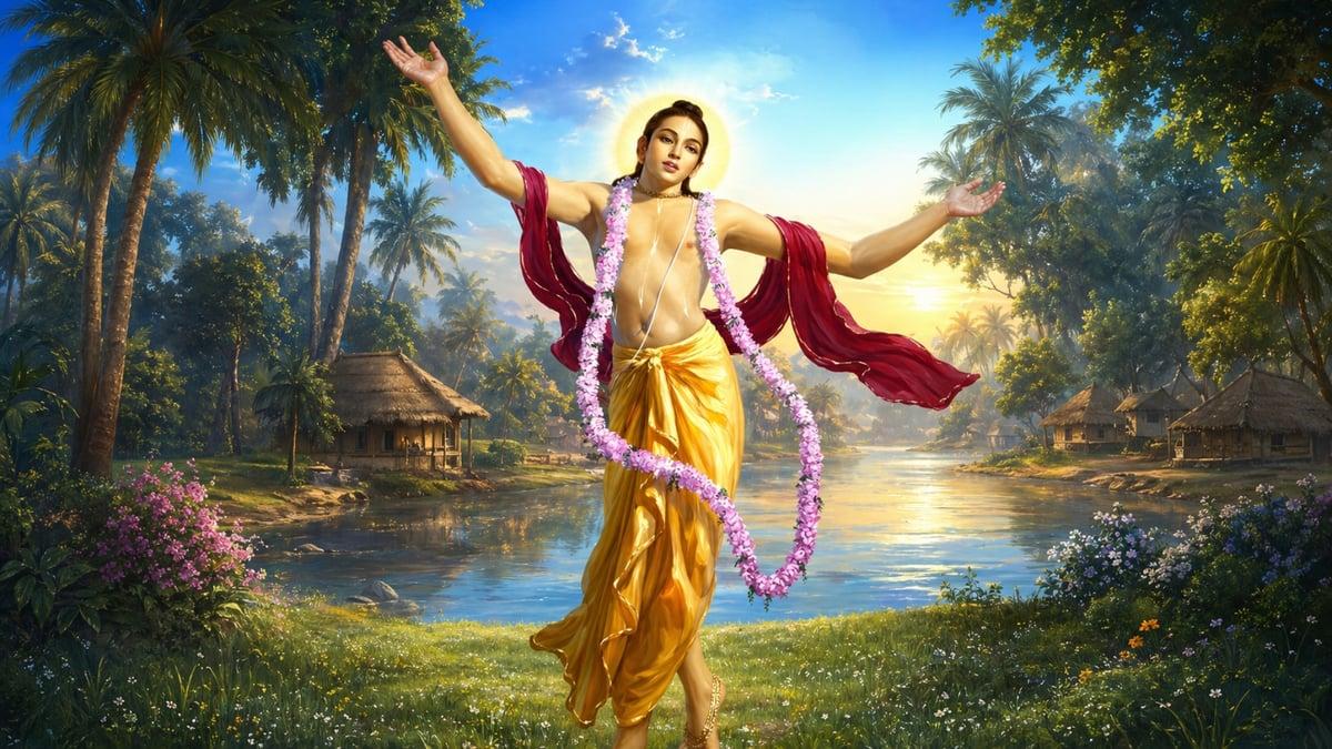 Chaitanya Mahaprabhu Divine Dancing Art