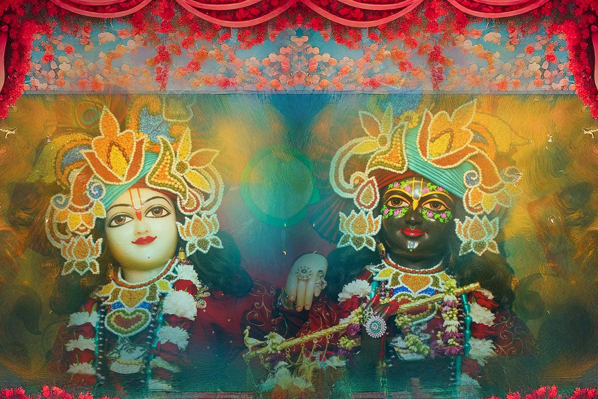 Krishna Balaram Festival Darshan Wallpaper