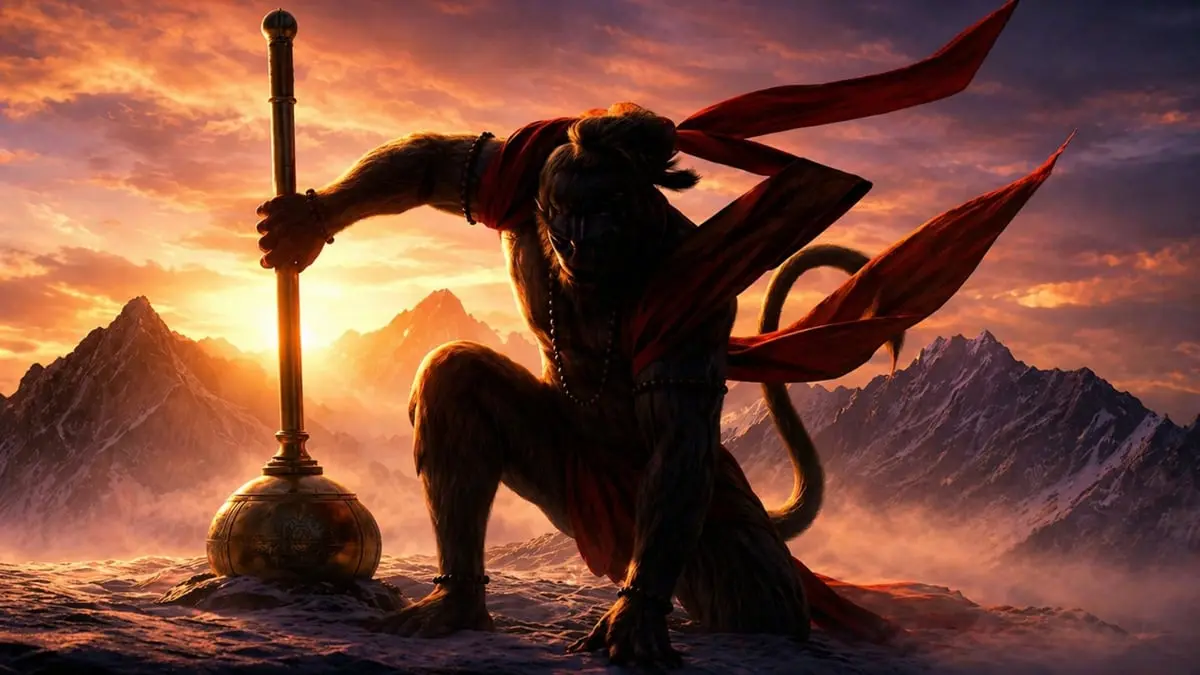 Hanuman Gada Mountain Wallpaper