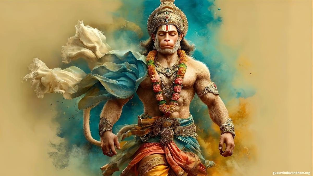 Hanuman Dynamic Warrior Wallpaper