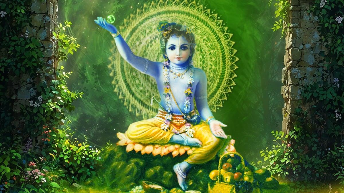 Bal Krishna with Divine Aura