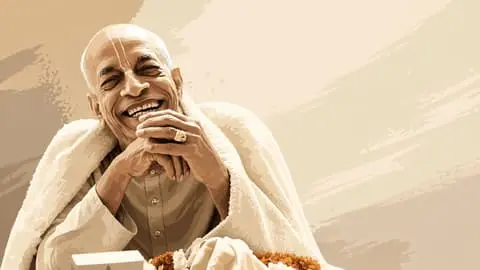 Srila Prabhupada Smiling Wallpaper