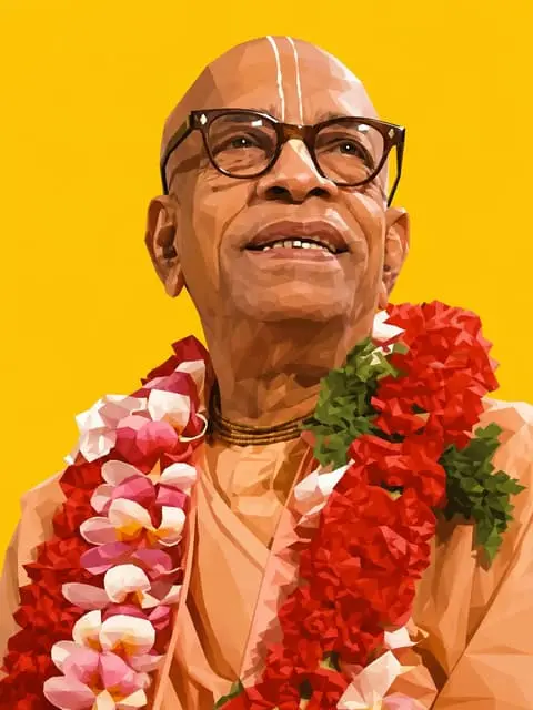Srila Prabhupada Digital Art Wallpaper