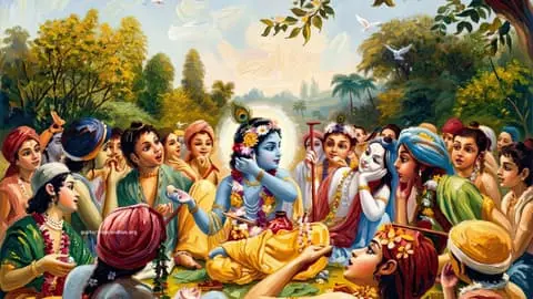 Little Krishna Makhan Leela Devotional Art
