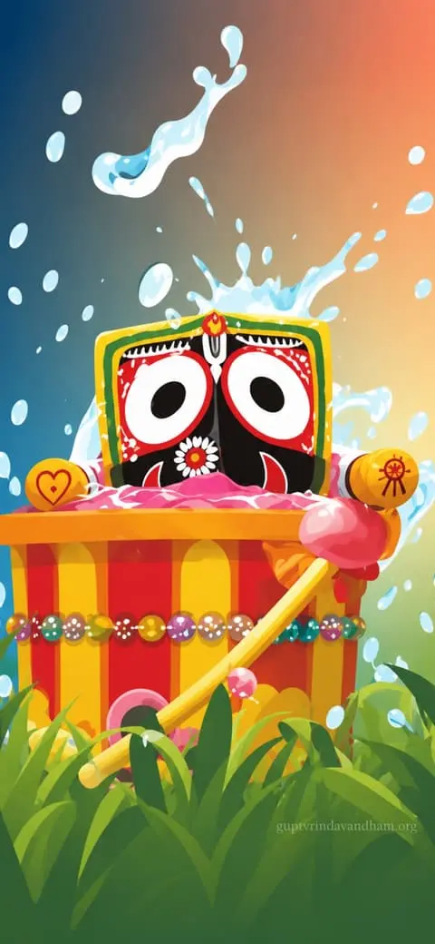 Jagannath Ji Colorful Joyful Digital Art