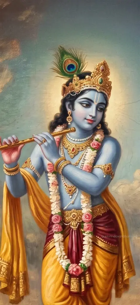 Krishna Bansuri Classic Painting