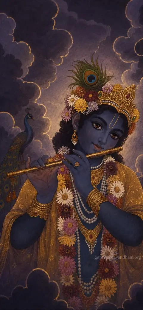 Krishna Flute Dark Aesthetic HD