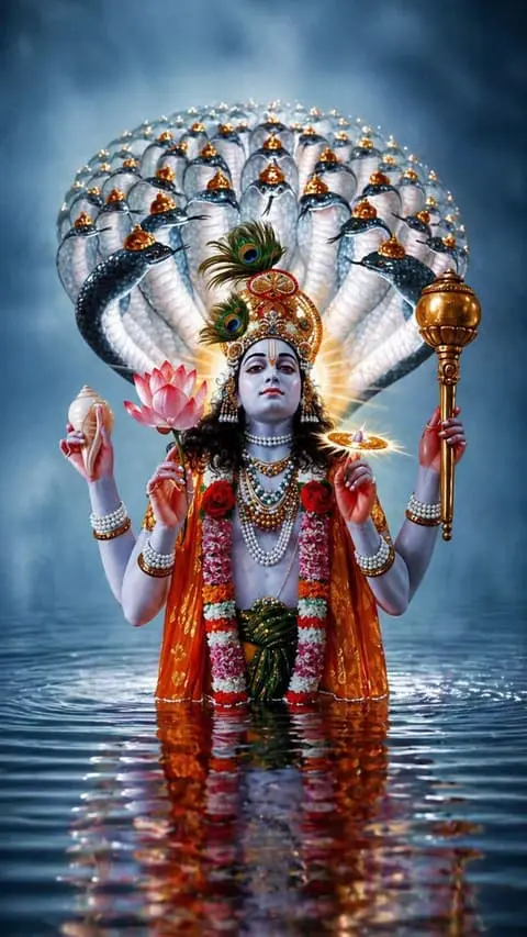 Vishnu Sheshnag Mobile Wallpaper