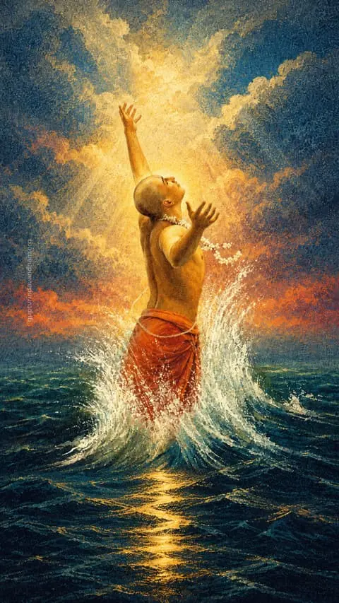 Gauranga Mahaprabhu Raised Arms Devotion