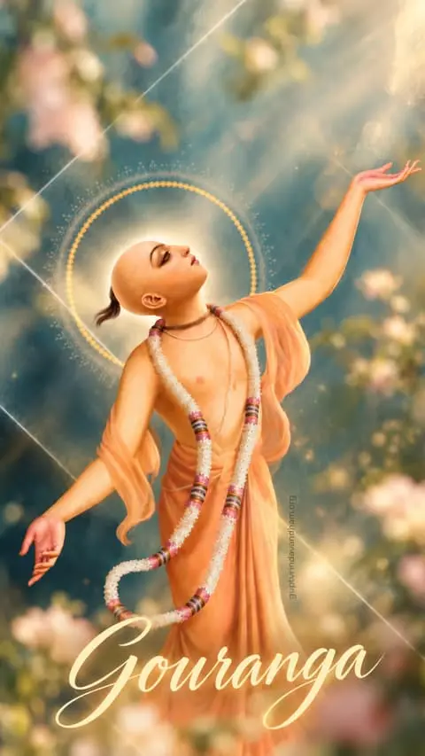 Gauranga Mahaprabhu Ecstatic Devotion Art