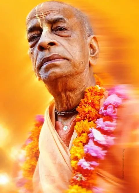 Srila Prabhupada Radiant Portrait Wallpaper