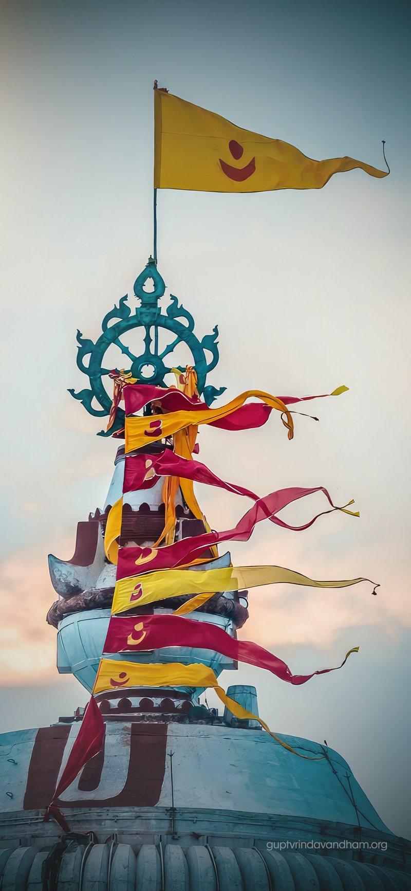 Jagannath Puri Sudarshana Chakra Flag Photo