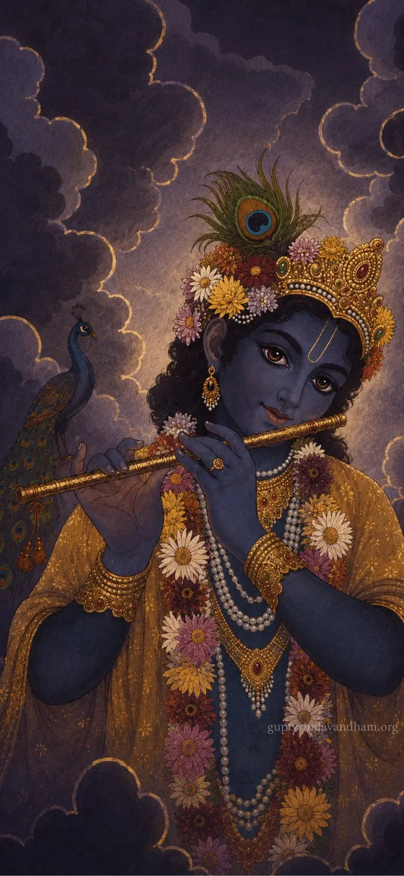 Krishna Flute Dark Aesthetic HD