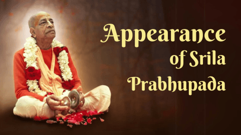 Divine appearance of Srila Prabhupada