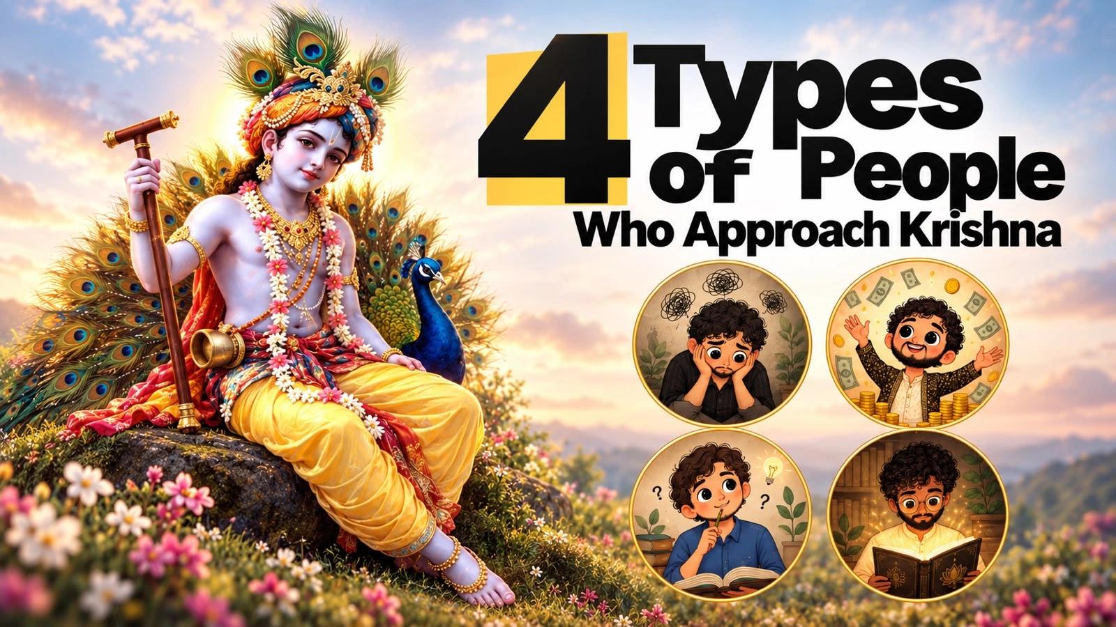 What are the 4 Types of People Who Approach Krishna?