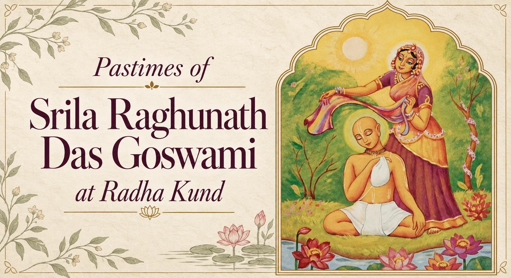 Raghunath Das Goswami Radha Kund Pastimes
