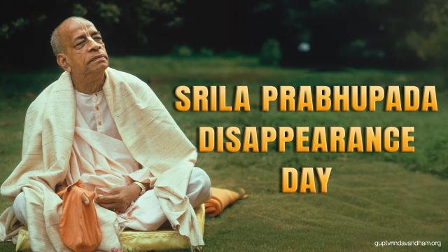 Srila Prabhupada Disappearance Day
