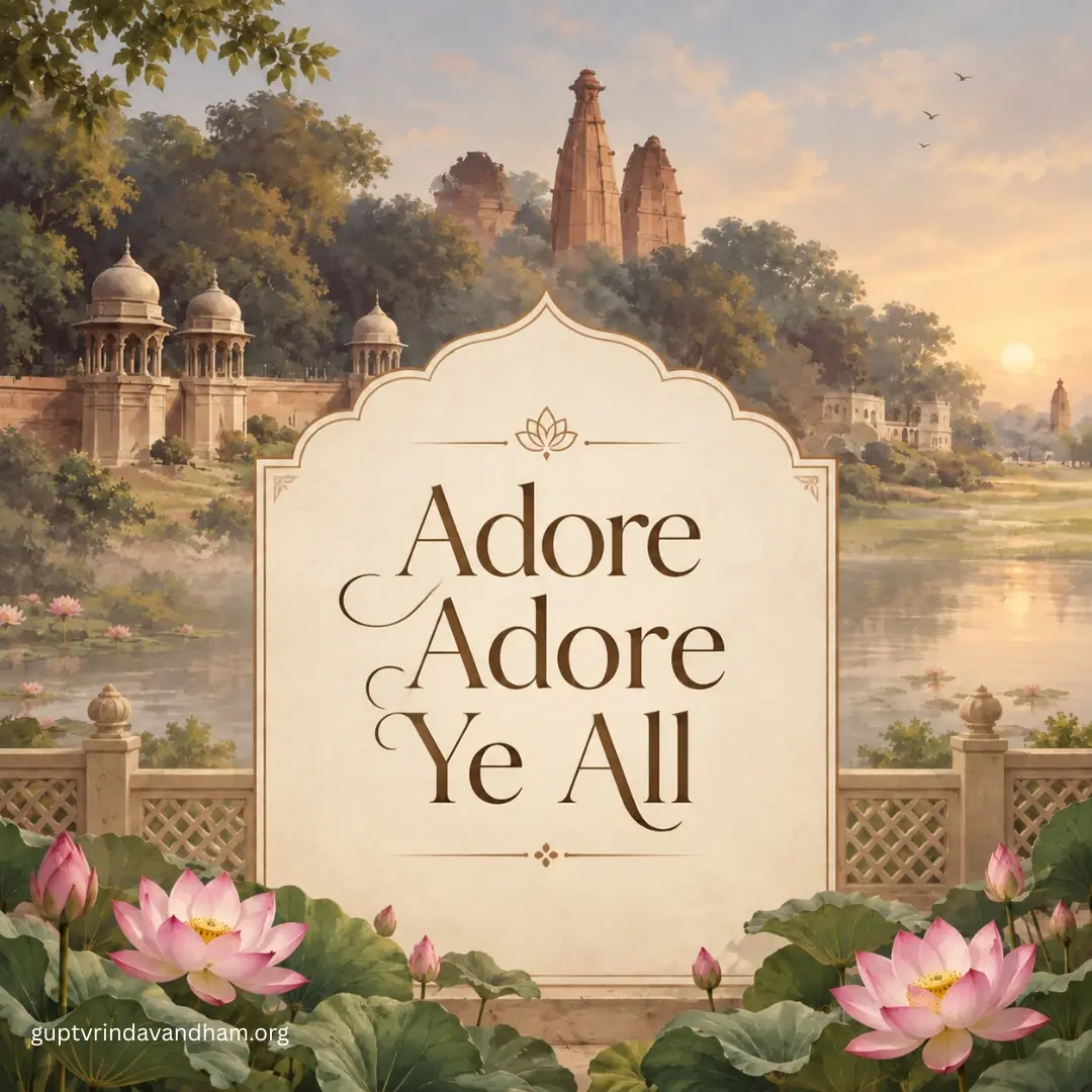 Adore Adore Ye All