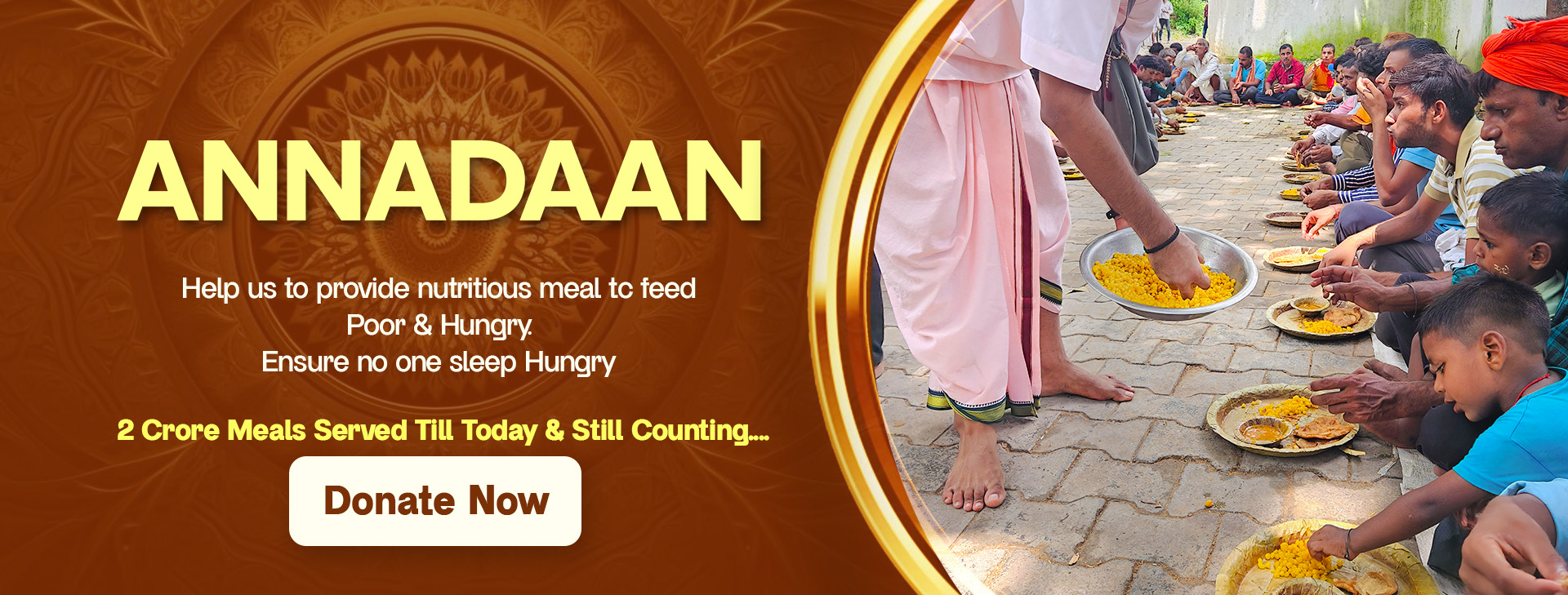 Annadanam Donation Online – ISKCON Annadana Seva with 80G Benefit