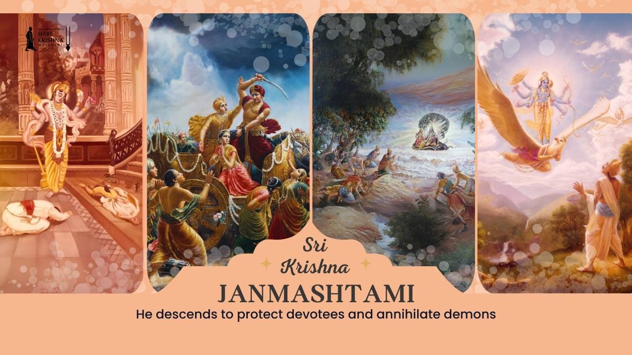 Krishna is the Supreme Personality of Godhead whose appearance day is known as Sri Krishna Janmshatami