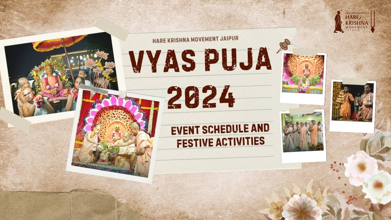 Vyas Puja ceremony at Gupt Vrindavan Dham