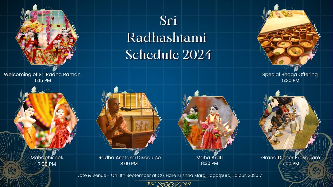 Detailed Schedule of Radha Ashtami 2024